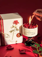Camellia Flower Aromatherapy Candle Gift Box 🌸 | Luxury Floral Scented Candle Gift Set 🕯️🎁