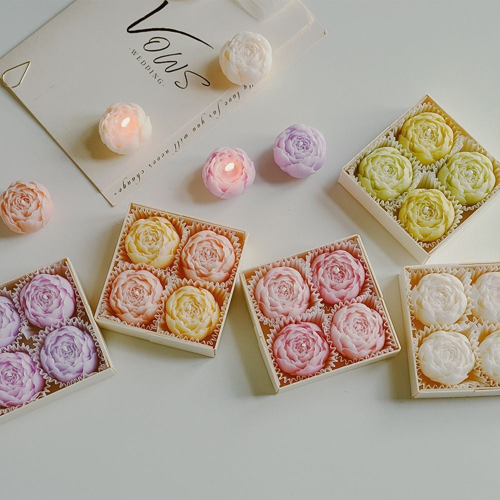 Peony Blossom Aromatherapy Candle | Luxury Scented Soy Wax Candle