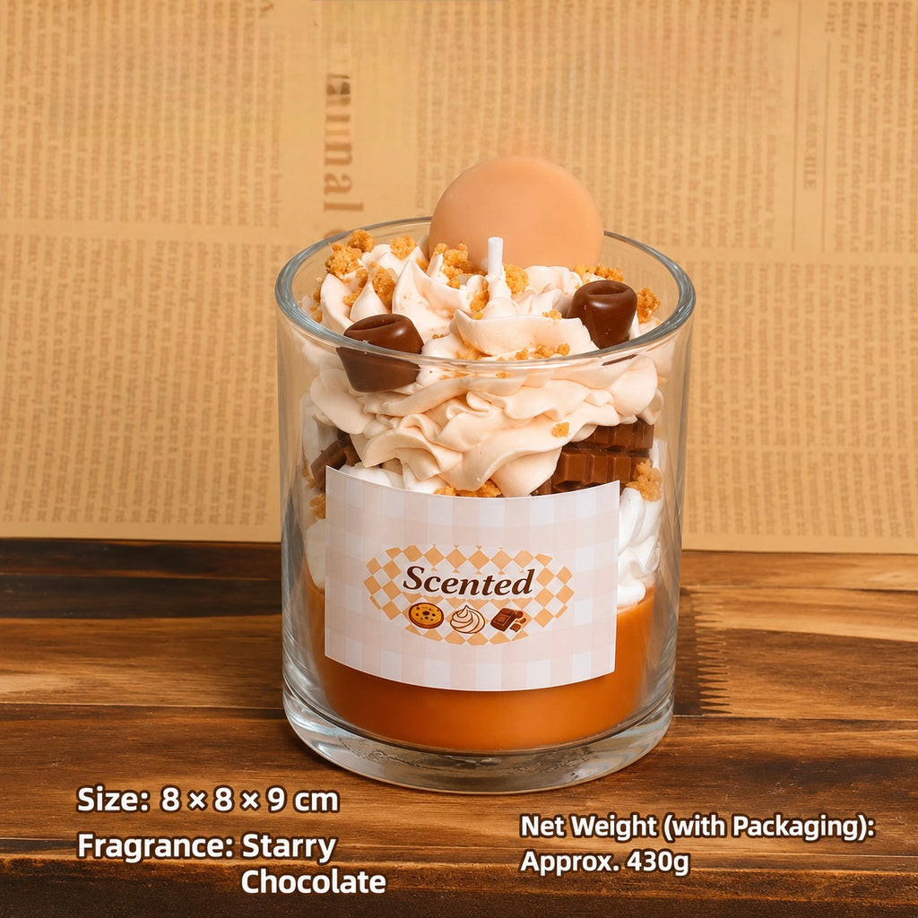 Handmade Dessert Scented Candle – 9 Fragrance Options | Personalized Gift Candle