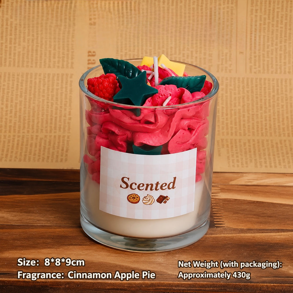 Handmade Dessert Scented Candle – 9 Fragrance Options | Personalized Gift Candle