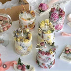 Botanical Dried Flower Candle, Fruity Fragrance Clean Burn Soy Wax