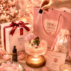Romantic Sakura Night Light Room Decor & Essential Oil Diffuser Set for Birthday, Anniversary & Valentine’s Day Gifts | DDG Gift Co.