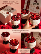 Camellia Flower Aromatherapy Candle Gift Box 🌸 | Luxury Floral Scented Candle Gift Set 🕯️🎁