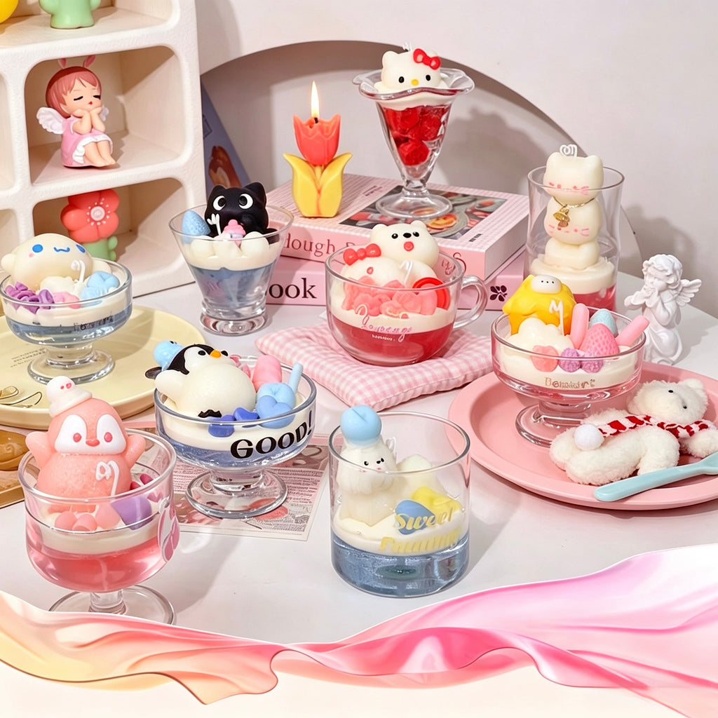 Handmade Kawaii Dessert Scent Candle