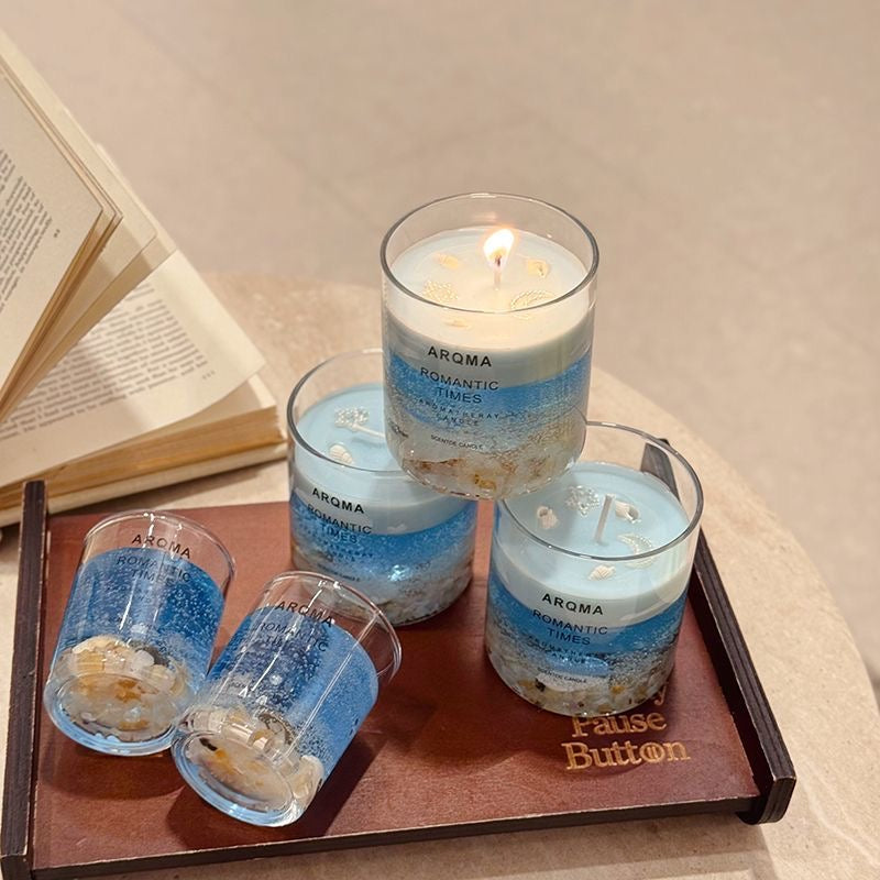 Ocean Breeze Scented Candle | Single Cup, 2 Sizes