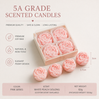 Peony Blossom Aromatherapy Candle | Luxury Scented Soy Wax Candle