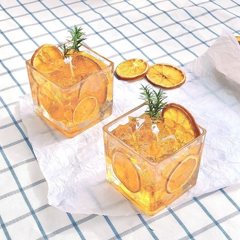 Cozy Orange Rosemary Cocktail Candle 🕯️