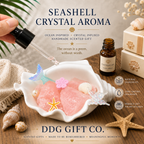 Ocean Crystal Seashell Diffuser StoneNo Flame Scented Stone Air Freshener with Essential Oil