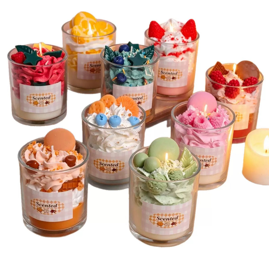 Handmade Dessert Scented Candle – 9 Fragrance Options | Personalized Gift Candle