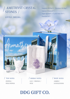 City of Angels Crystal Aromatherapy Gift Set with 3 Modes LED Lamp  Unique Gift for Birthday, Anniversary, Valentine’s Day, Women & Her