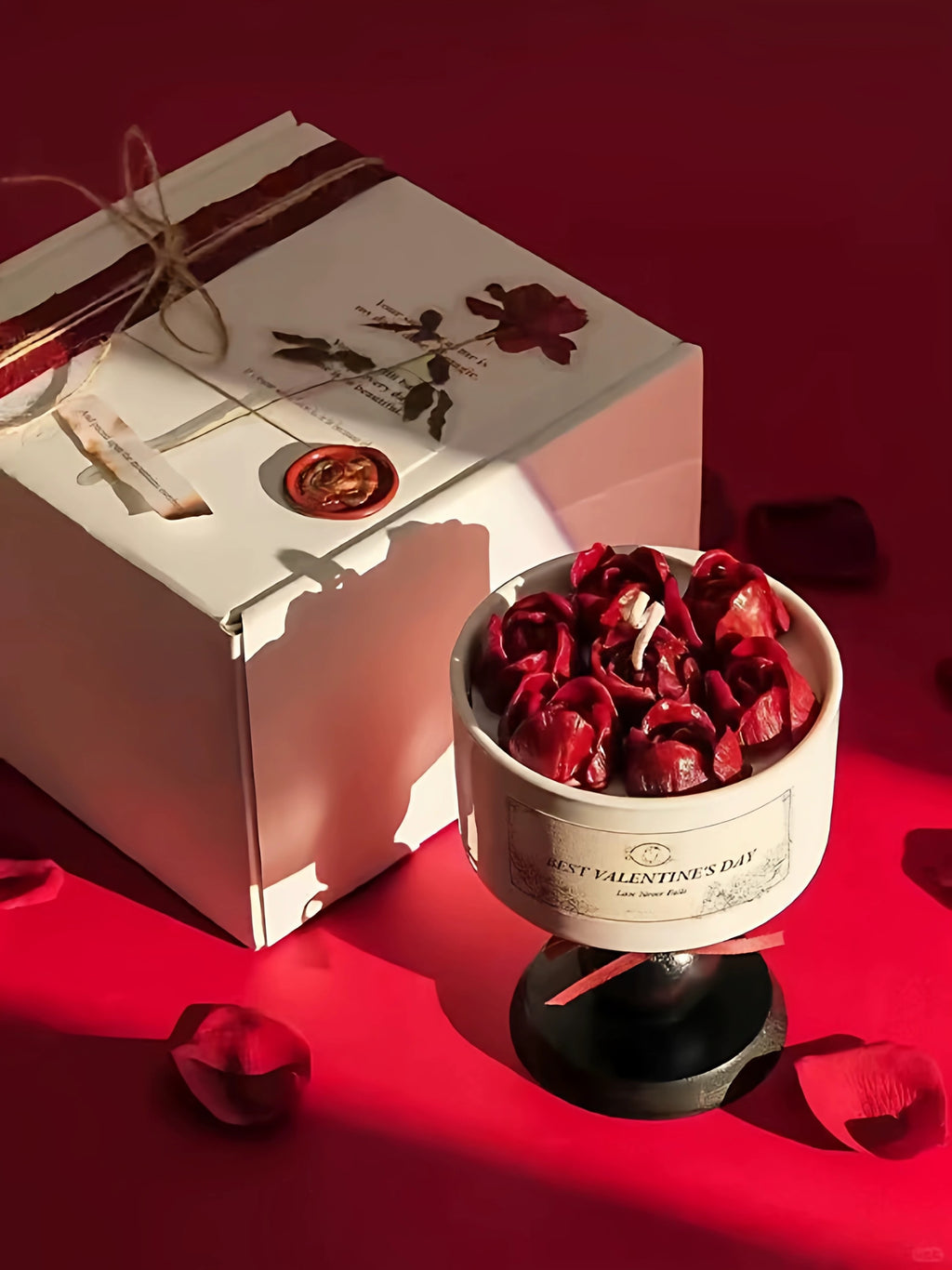 Camellia Flower Aromatherapy Candle Gift Box 🌸 | Luxury Floral Scented Candle Gift Set 🕯️🎁