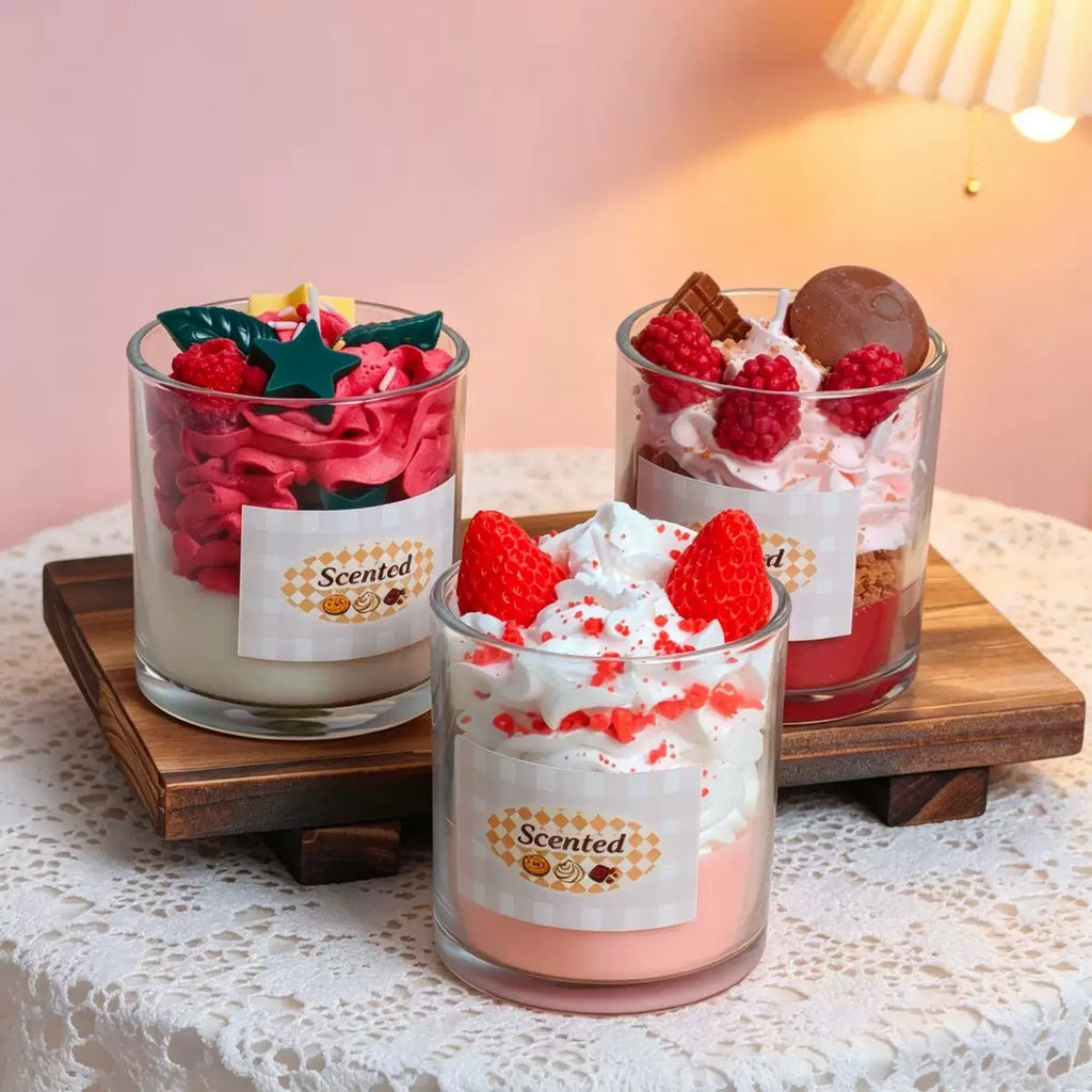 Handmade Dessert Scented Candle – 9 Fragrance Options | Personalized Gift Candle