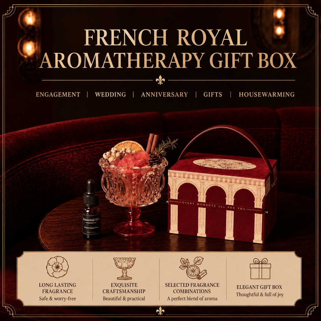 Luxury Rose Iceland Aroma Diffuser Stone Gift Box | Freesia & Multi Fragrance for Birthday Anniversary Present for Her