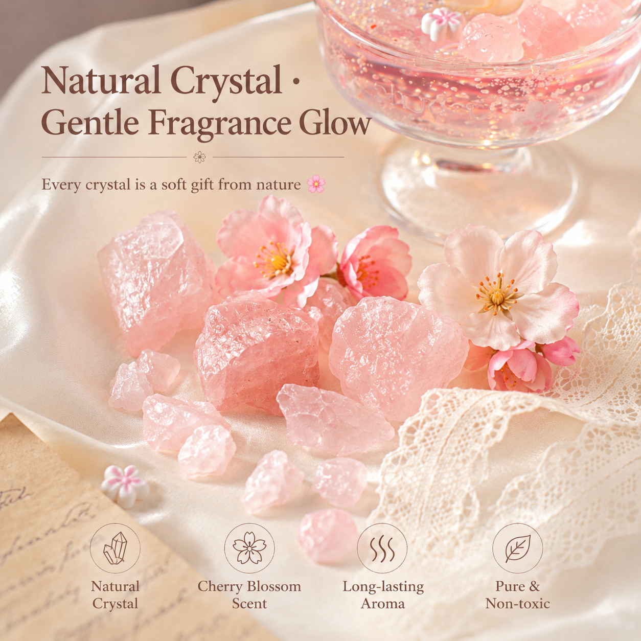 Romantic Sakura Night Light Room Decor & Essential Oil Diffuser Set for Birthday, Anniversary & Valentine’s Day Gifts | DDG Gift Co.